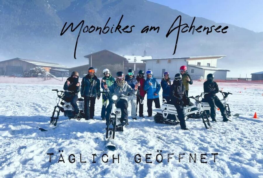 Achensee: Riding moonbikes - The Moonbike ride itself, electric control and choosing your difficulty