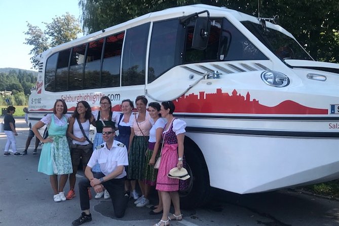 Amphibious Splash Tour on the water & on the land in Salzburg - Boarding at Franz-Josef-Kai and the Amphibious First Moment