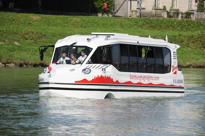 Amphibious Splash Tour on the water & on the land in Salzburg - The Leopoldskron Palace Lake Photo Stop and Sound of Music Moments