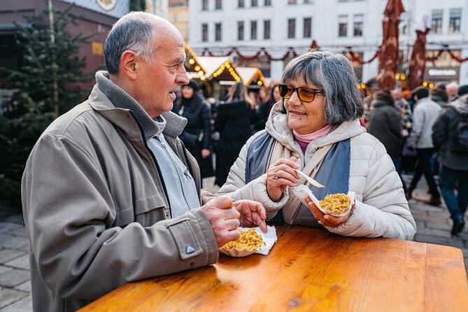 Christmas in Vienna - Private Walking Tour with Glühwein Mug - Freyung: the quieter market and the 46-meter nativity scene
