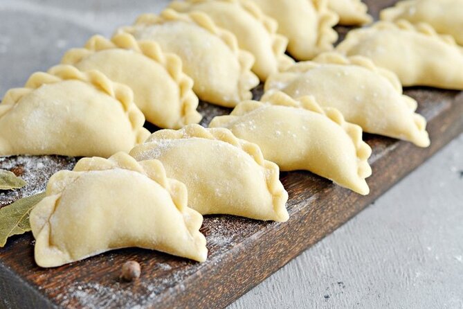 Dinner Cooking Class - Prezels, Dumplings, Apple Strudel & Music - The main course: speck dumplings, plus vegetarian cheese dumplings