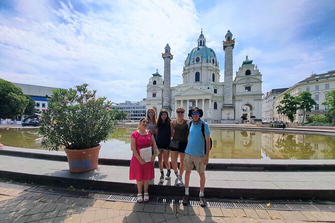 Fall in Love with Vienna Tour- the best of Vienna on foot! - Parliament-front fountain elegance and the Vienna City Hall Christmas angle