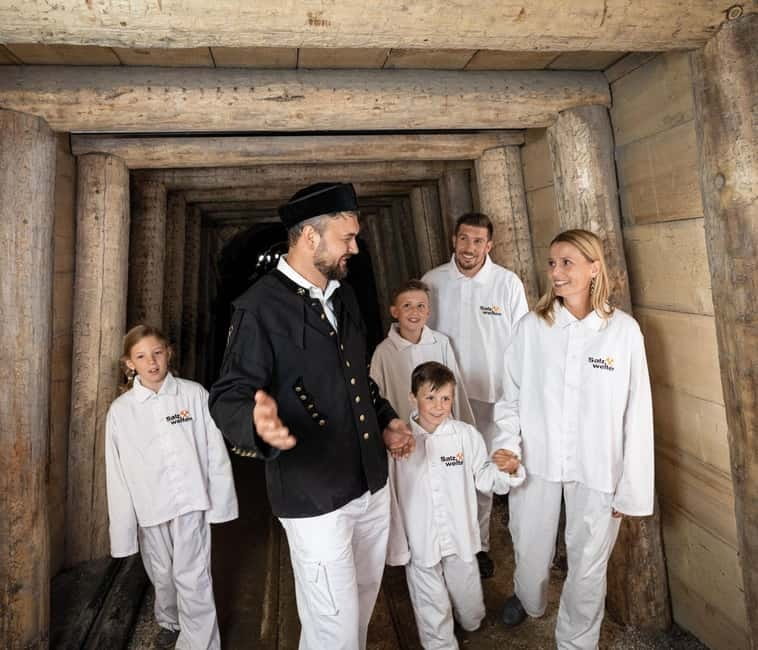 From Salzburg: Salt Mines Package - The White Gold Adventure - Guide Language, Audio Backup, and Making It Work for Your Group