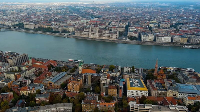 From Vienna: Bratislava & Budapest Guide One Day Tour - Bratislava old town walking and the castle views that frame the river