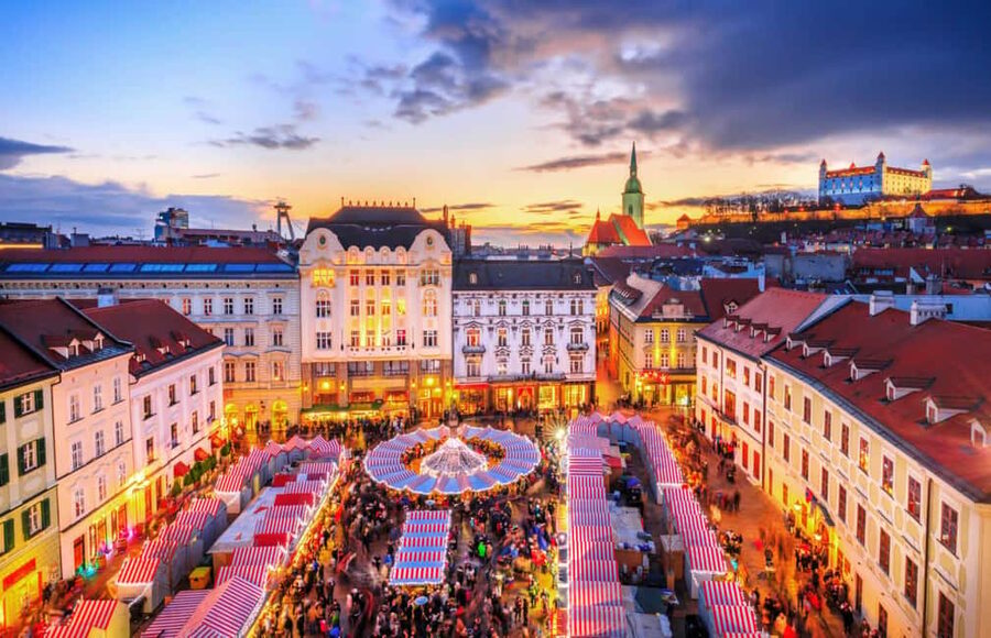 From Vienna: Bratislava Christmas Markets Guided Tour - Getting from Vienna: A Winter Day Trip Without Planning Fatigue
