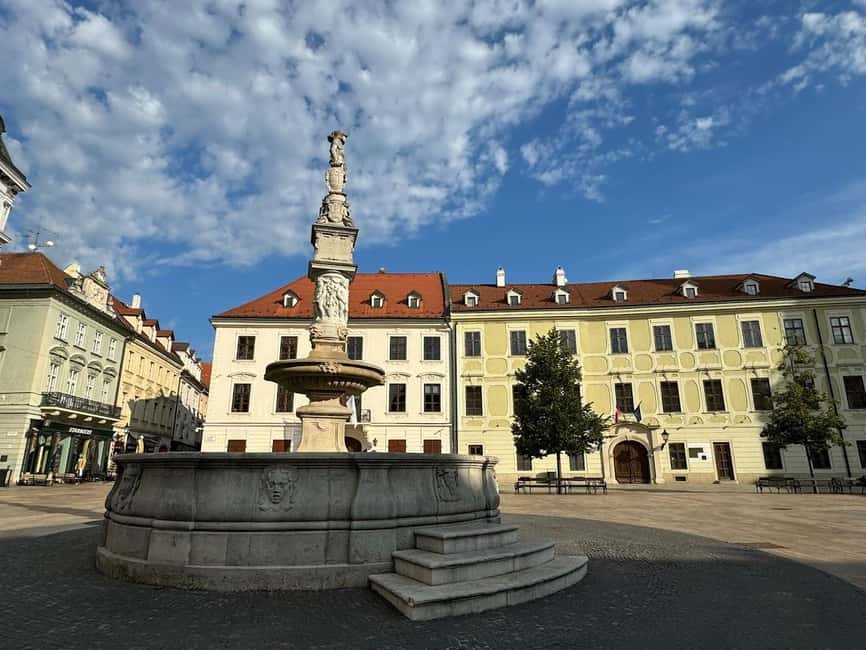 From Vienna: Bratislava Day Trip Like a Local - Lunch, coffee and cake, or beer tasting: your included break