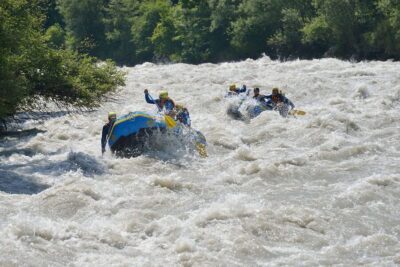 White-Water Rafting in the Tyrolean Alps