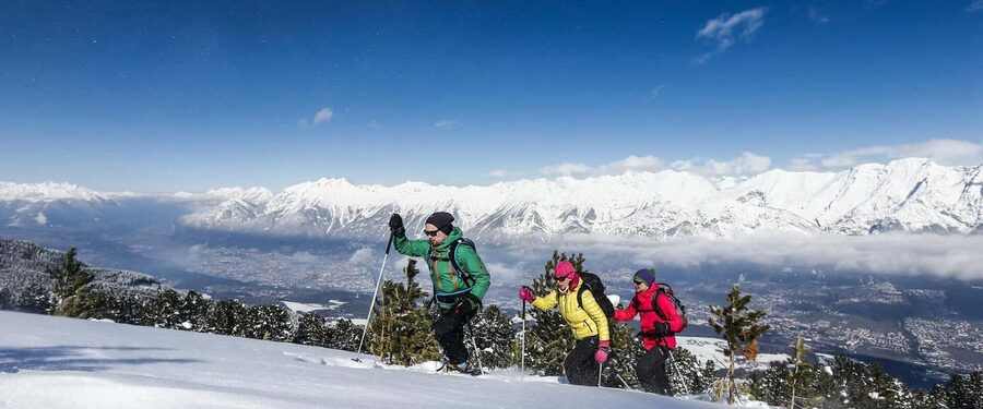 Innsbruck: Snowshoe Tours with Tyrolean Guide Transfer inkl. - The snowshoe route and those secret panorama viewpoints