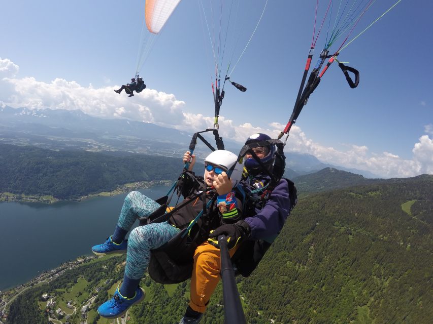 Kärnten/Ossiachersee: Paragleiten " Thermikflug" - Safety-first tandem flying with pilot Reinhold Fritzer