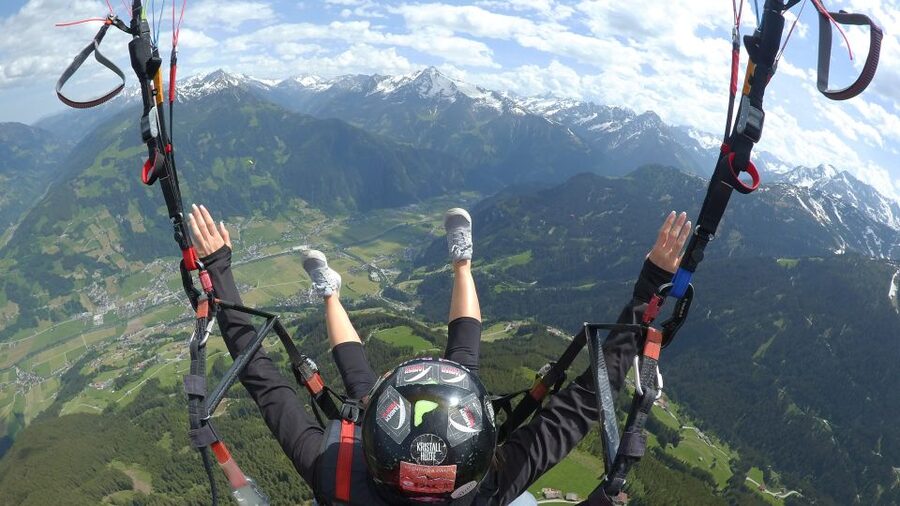Mayrhofen: Paragliding Adventure With Soaring Views - Tandem Setup: Gear Up, Listen Once, Then Relax