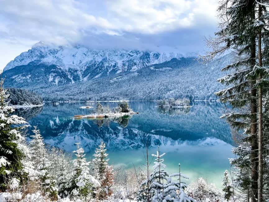 Munich: Neuschwanstein & Zugspitze, Eibsee + Austria, Privat - Neuschwanstein Castle: fairy-tale views with a timing trap