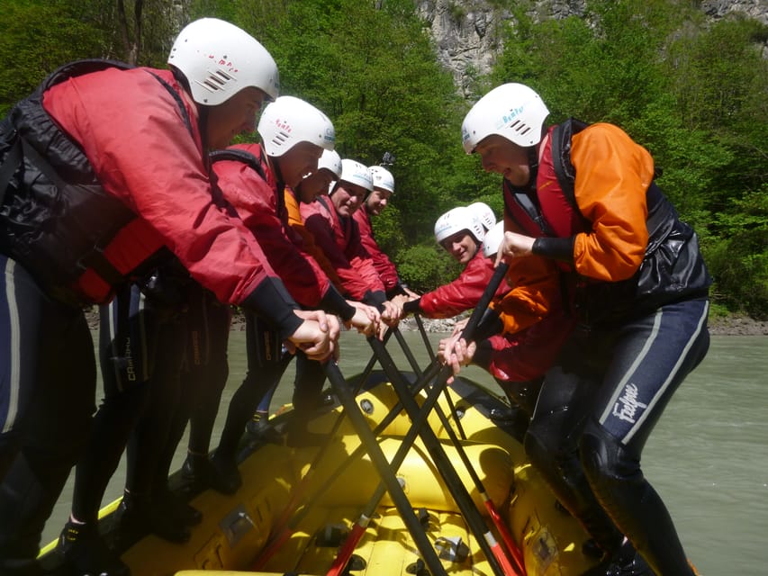 Ötztal: Rafting at Imster Canyon for Beginners - The rafting route: from calm swimming sections to Imster Gorge whitewater