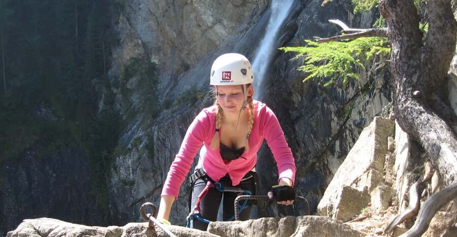 Ötztal: Via Ferrata Climbing Tour at Lehner Waterfall - Getting to the entrance: Outdoorzentrum meet-up and the short ride in