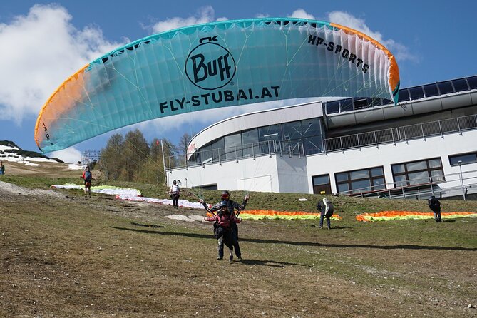Paragliding in the morning - In the Air Over the Stubai Valley: Views and Adrenaline