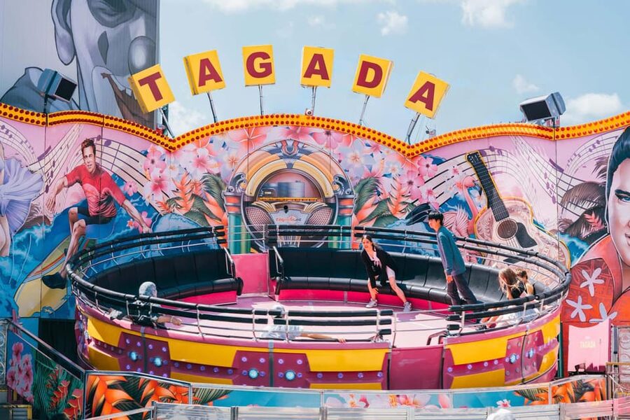 Prater Super Ticket - Tagada carousel: the disco bounce classic in the Prater
