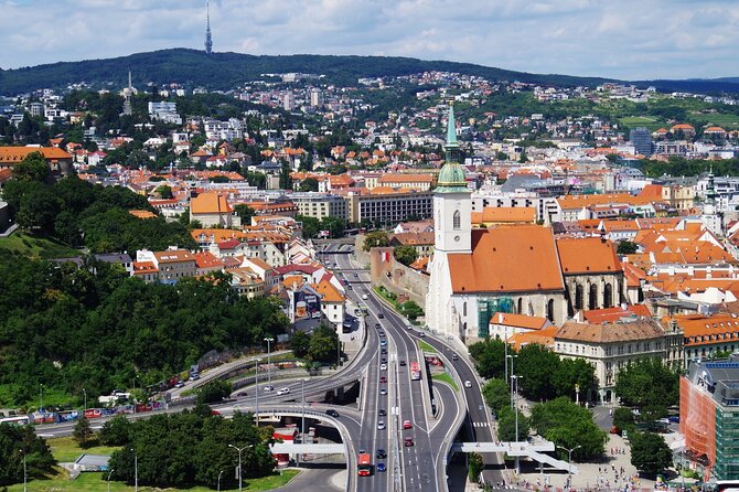 Private day trip from Budapest to Bratislava, Vienna, and back - Bratislava Castle: the Crown Tower and the four-tower look