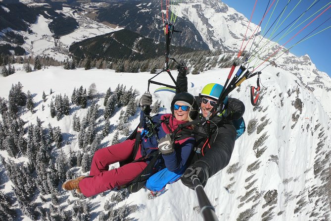 Private Tandem Paragliding Werfenweng Mt Bischling - The pilot experience in tandem: safety, calm, and humor that helps