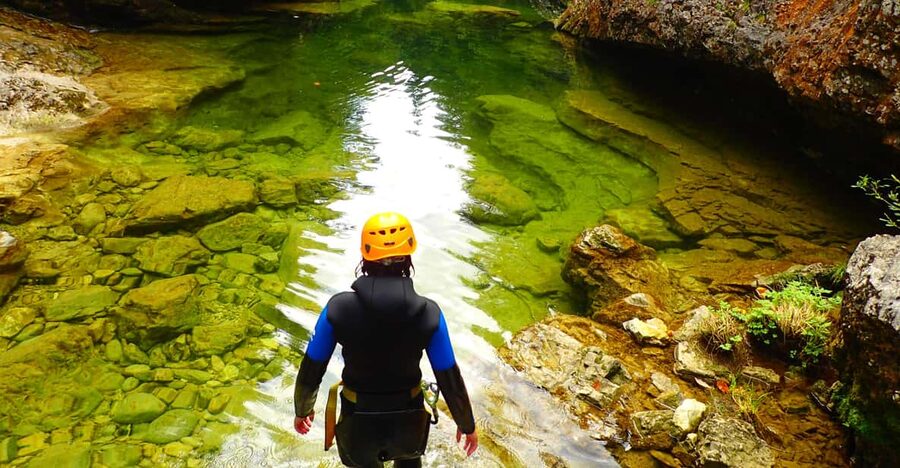 Salzburg: 4-Hour Guided Canyoning Trip for Beginners - Meeting at Basecame Golling and getting geared up