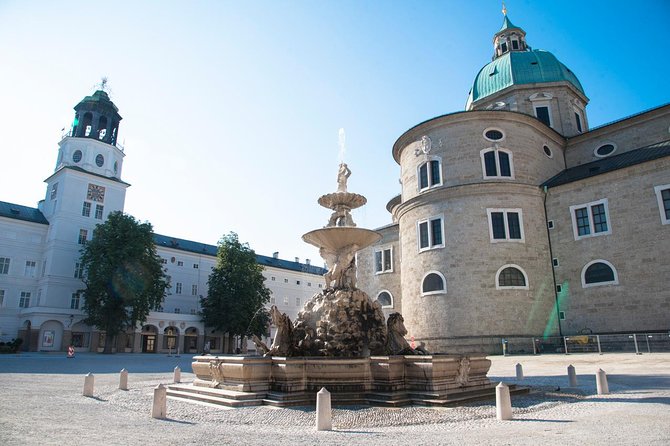 Salzburg Highlight Tour with Fortress Hohensalzburg - Salzburg Cathedral and Crypt: Frescoes, Prince-Archbishop Graves, and Mozart’s Baptismal