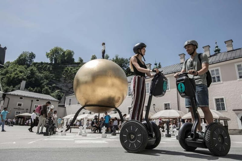 Salzburg: Segway sightseeing tour - From Wolf-Dietrich-Straße 3 to Mozartplatz: the easy start