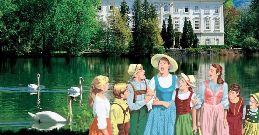 Salzburg: Sound of Music Private Half-Day Tour - Mirabell Palace steps and the Leopoldskron Palace shot that sticks