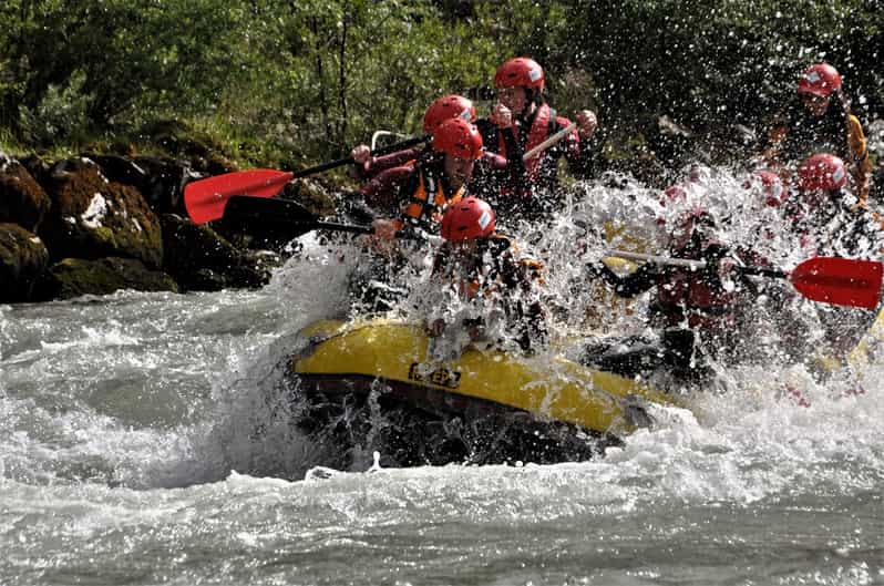 Salzburg: White Water Rafting on the Salzach River - Riding through Lend and the Gasteiner Ache waterfall slowdown