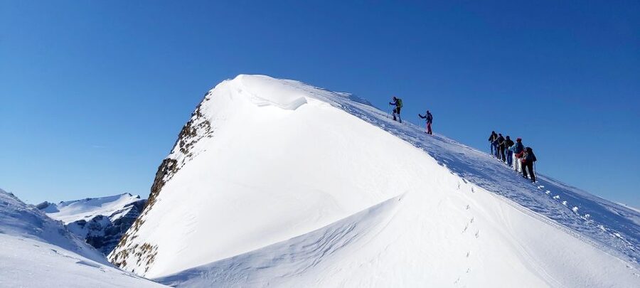 Snowshoe tour Ifen/Gottesacker Allgäu Kleinwalsertal - How the 270-minute outing usually unfolds, step by step