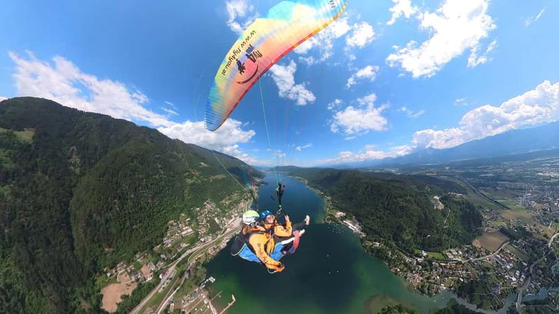 Tandem flight: Paragliding panorama tandem flight - Key highlights at a glance