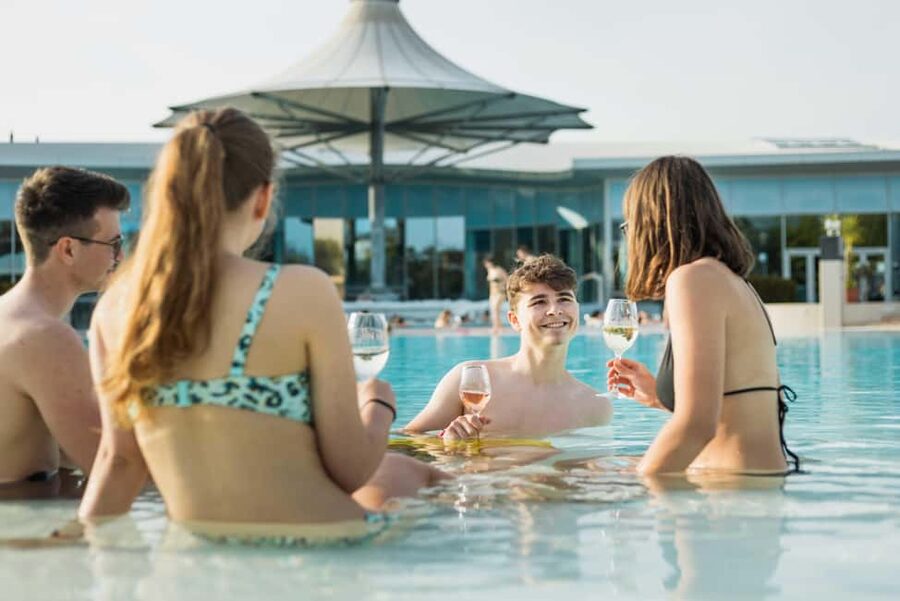 Therme Laa Wellness Day: Spa Escape Near Vienna - The included textile sauna is the family-friendly twist