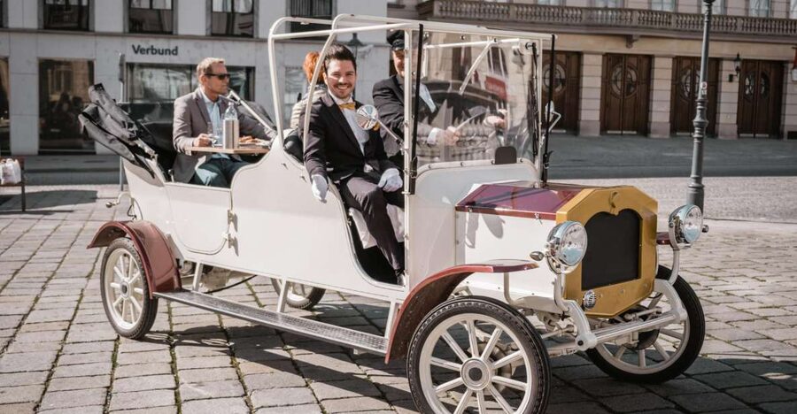 Vienna: Culinary Sightseeing Tour in an Electric Vintage Car - Stop 1: Zum Schwarzen Kameel for Ham-on-the-Bone and Horseradish