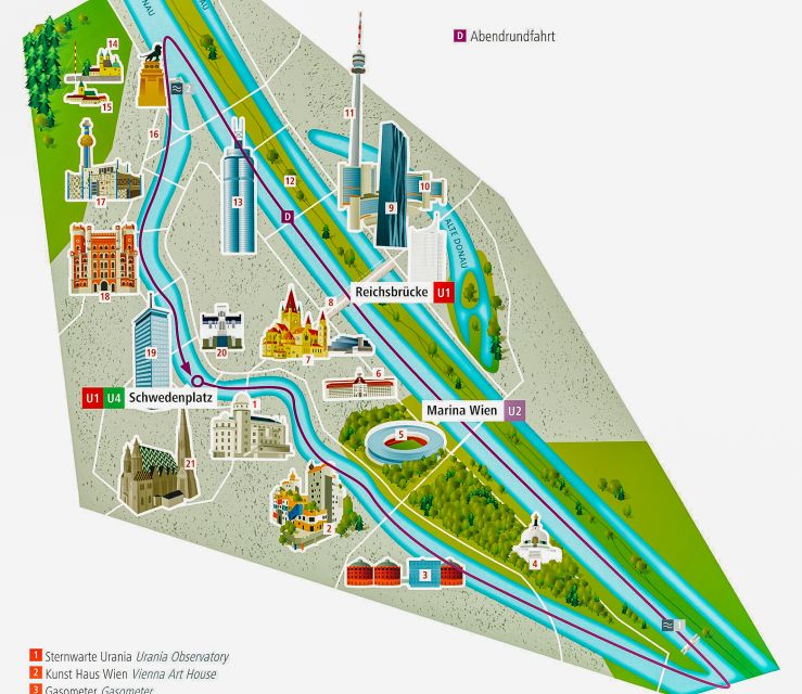 Vienna: Evening Cruise Along The Danube - Price and value: is $55 worth it with extras?