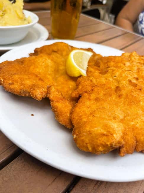 Vienna: Food tasting tour of Hidden Gems (Small Groups) - Stop 2: Wiener Schnitzel and beer, Viennese comfort food