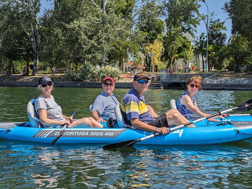 Vienna: Guided Kayaking Tour - The Optional Swim in the Clean Alte Donau Waters