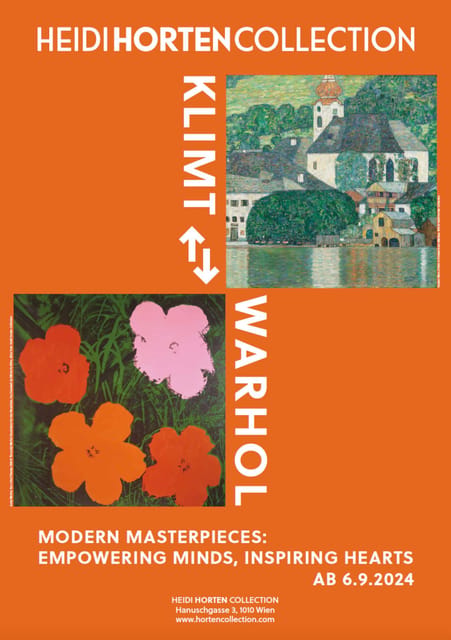 Vienna: Heidi Horten Collection Museum Entry Ticket - KLIMT ⇄ WARHOL: a Modern Masterpieces exhibition with a point