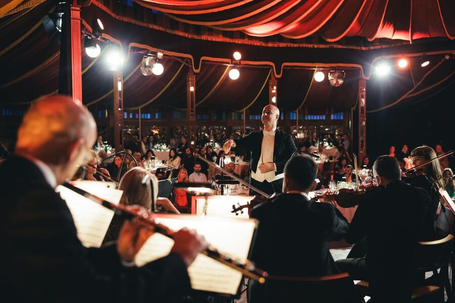 Vienna: Johann Strauss Dinner Show at the Prater - Food service, atmosphere, and small on-site extras