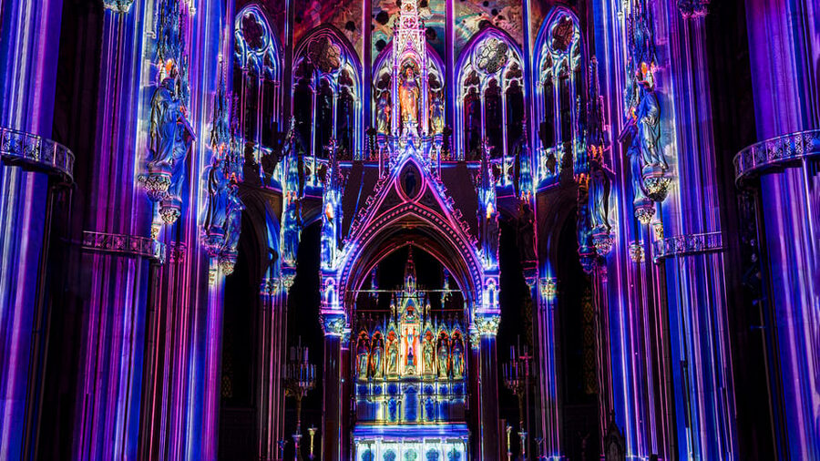Vienna: Light of Creation Votive Church Immersive Light Show - Six acts of Genesis, the 30-minute storyline
