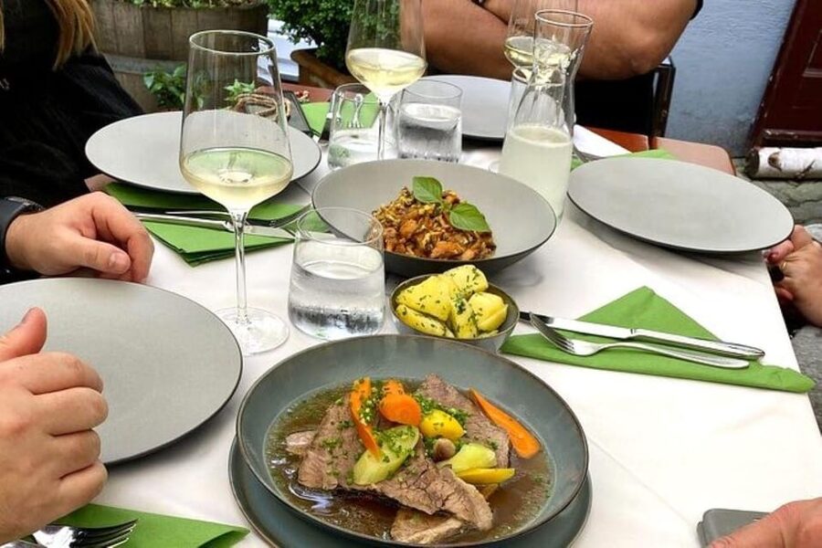 Vienna Nightlife Tour: Dinner, Drinks & Rooftop Bar - Charcuterie tasting and pastries, where the vibe shifts to late evening