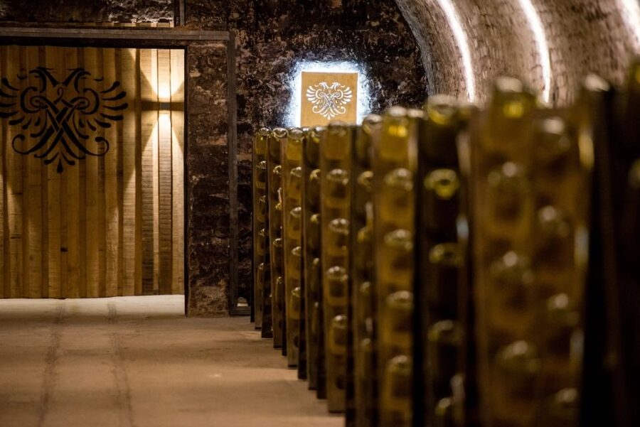 Vienna: Schlumberger Wine Cellar Guided or Self-Guided Tour - The cellar atmosphere, jackets, and comfort realities