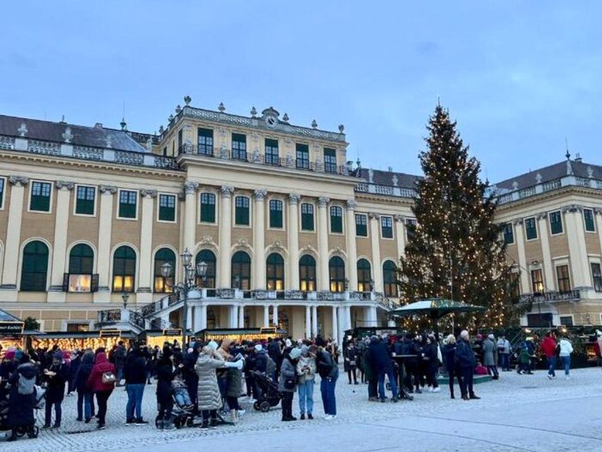 Vienna: Schönbrunn Palace & Christmas Market Walking Tour - The Christkind Markt at the Schönbrunn forecourt