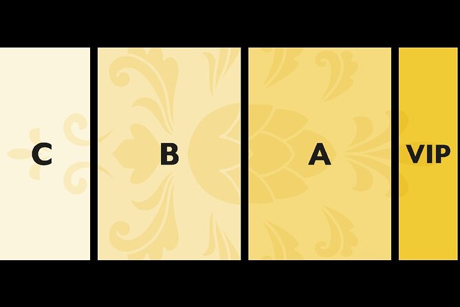 Vienna: Schönbrunn Palace Tour at 7 PM & Classical Concert - VIP vs standard: drinks, cloakroom, and seating behavior