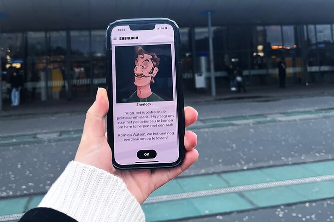 Vienna Self Guided Sherlock Holmes Murder Mystery Game - How the Game Works: Loquiz, a Phone Case, and Clear Instructions