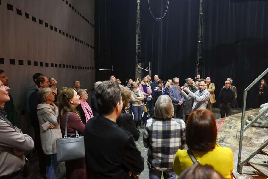 Vienna: Theater an der Wien Backstage Tour - Entering the theater through the auditorium perspective