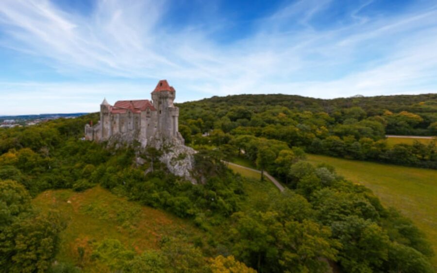 Vienna: Vienna Woods Tour with Underground Lake and Wine - Seegrotte Hinterbrühl: the underground lake boat ride