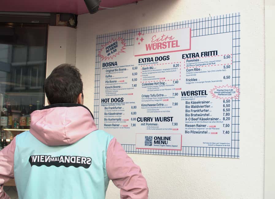 Vienna: Wiener Sausage Stand Tour with Tastings - History and stories you will remember after the last bite