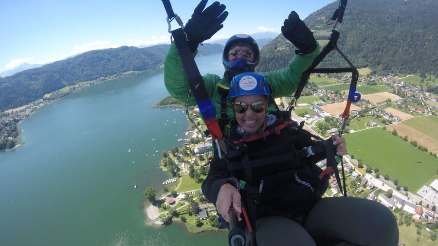 Villach/Ossiachersee: Paragliding "Action" Tandemflug - Villach to Gerlitzen: the calm start that sets you up for the flight