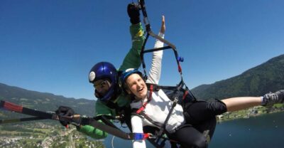 Villach/Ossiachersee: Paragliding “Action” Tandemflug