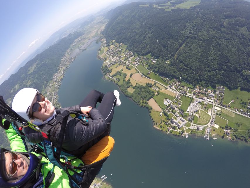 Villach/Ossiachersee: Paragliding "Action" Tandemflug - The safety briefing and tandem pilot: why Reinhold Fritzer stands out