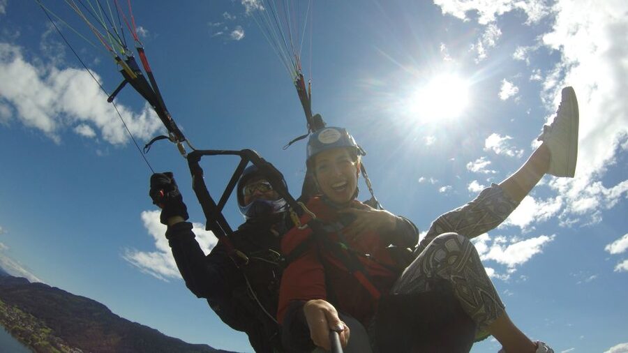 Villach/Ossiachersee: Paragliding "Panorama" Tandemflug - The tandem paragliding flight: how the 20 to 30 minutes really feel