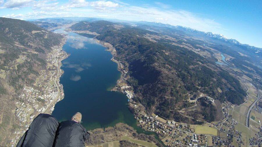 Villach/Ossiachersee: Paragliding "Panorama" Tandemflug - What the day feels like, from start to finish